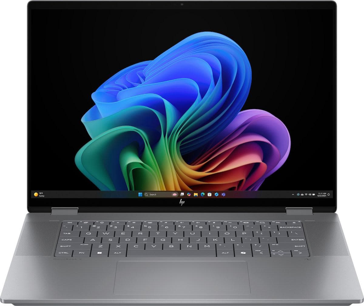 Ноутбук 16 HP OmniBook X Flip x360 16-ar0001ua WUXGA IPS Touch/Ryzen 7 AI 350/24GB/1TB/UMA/W11/Gray
