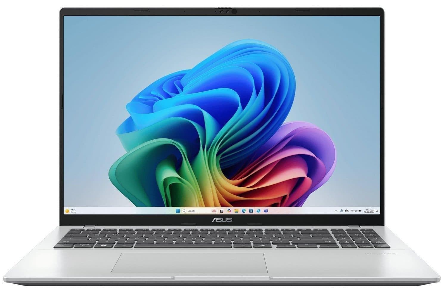 Ноутбук 16 ASUS Vivobook 16 M1607KA-MB144 FHD IPS/Ryzen 5 AI 330/16GB/512SSD/UMA/DOS/Cool Silver