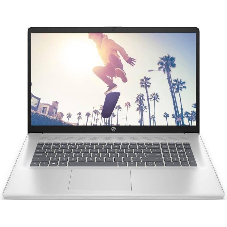 Ноутбук 17.3 HP 17-cn4038ua FHD IPS/Intel Core 5-120U/8GB/512SSD/Intel Graphics/DOS/Silver