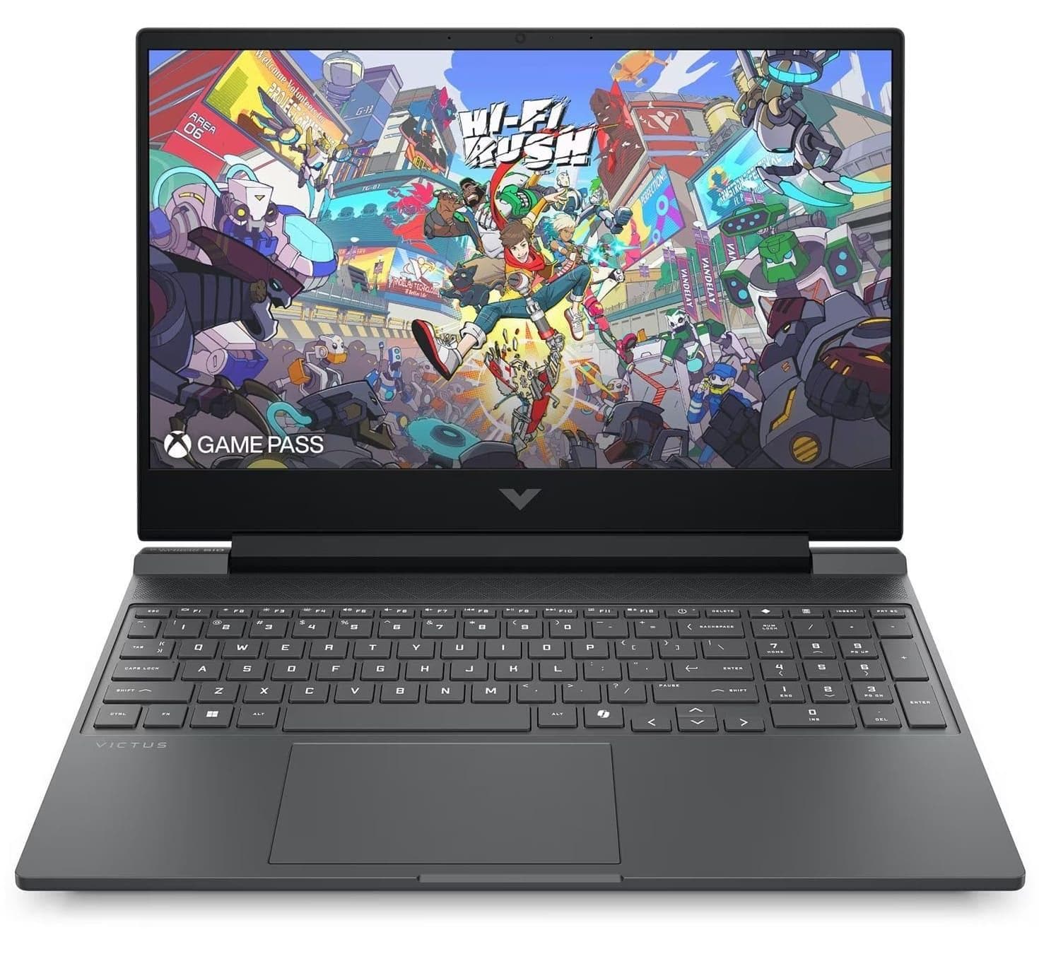 Ноутбук 15.6 HP Victus 15-fa2108ua FHD IPS AG/Intel i5-14450HX/24GB/512SSD/RTX 4050 6GB/DOS/Gray