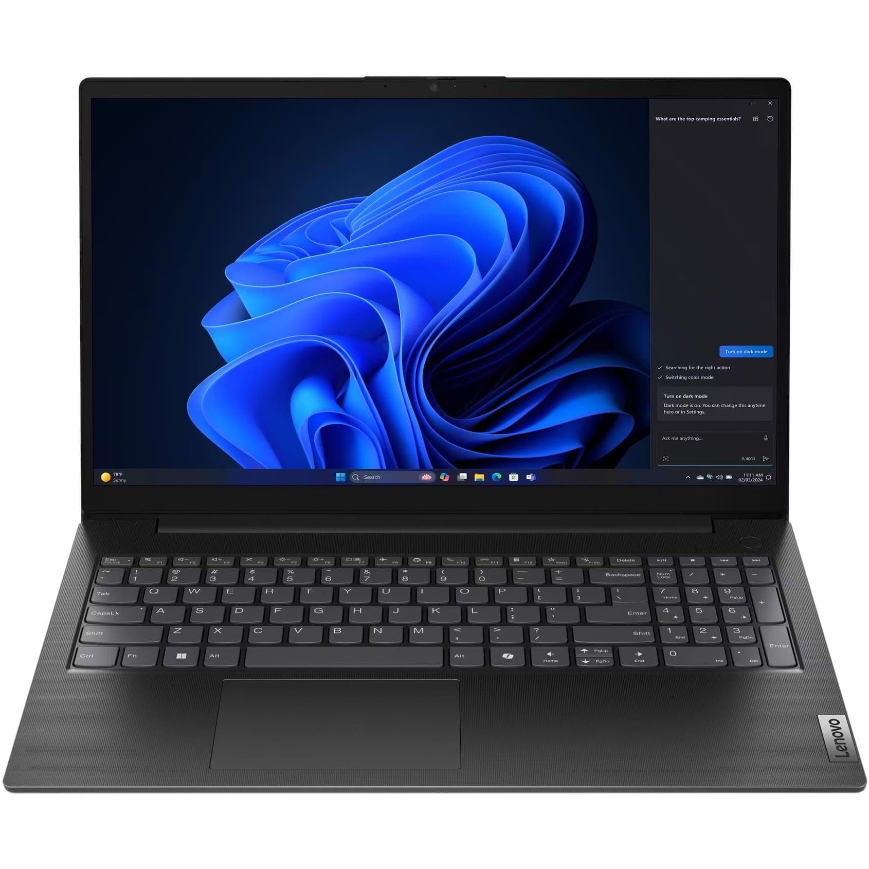 Ноутбук 15.6 Lenovo V15-G5 FHD IPS/Intel i3-1315U/8GB/256SSD/UMA/DOS/Black