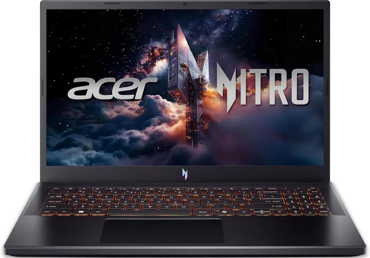 Ноутбук 15.6 Acer Nitro V 15 ANV15-52-57BB FHD IPS 165Hz/Intel i5-13420H/16GB/512SSD/RTX 5050 8GB/NOGRAVING/W11H/Black
