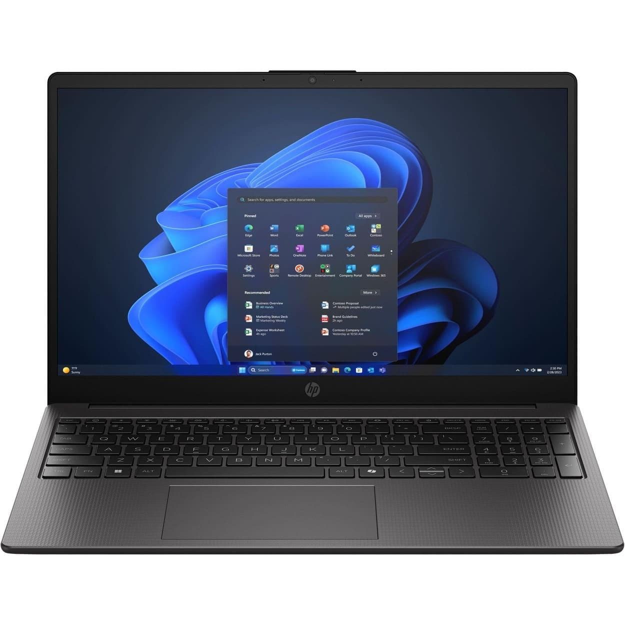 Ноутбук 15.6 HP 255R G10 FHD IPS/Ryzen 3 7335U/8GB/256SSD/Radeon/DOS/Gray