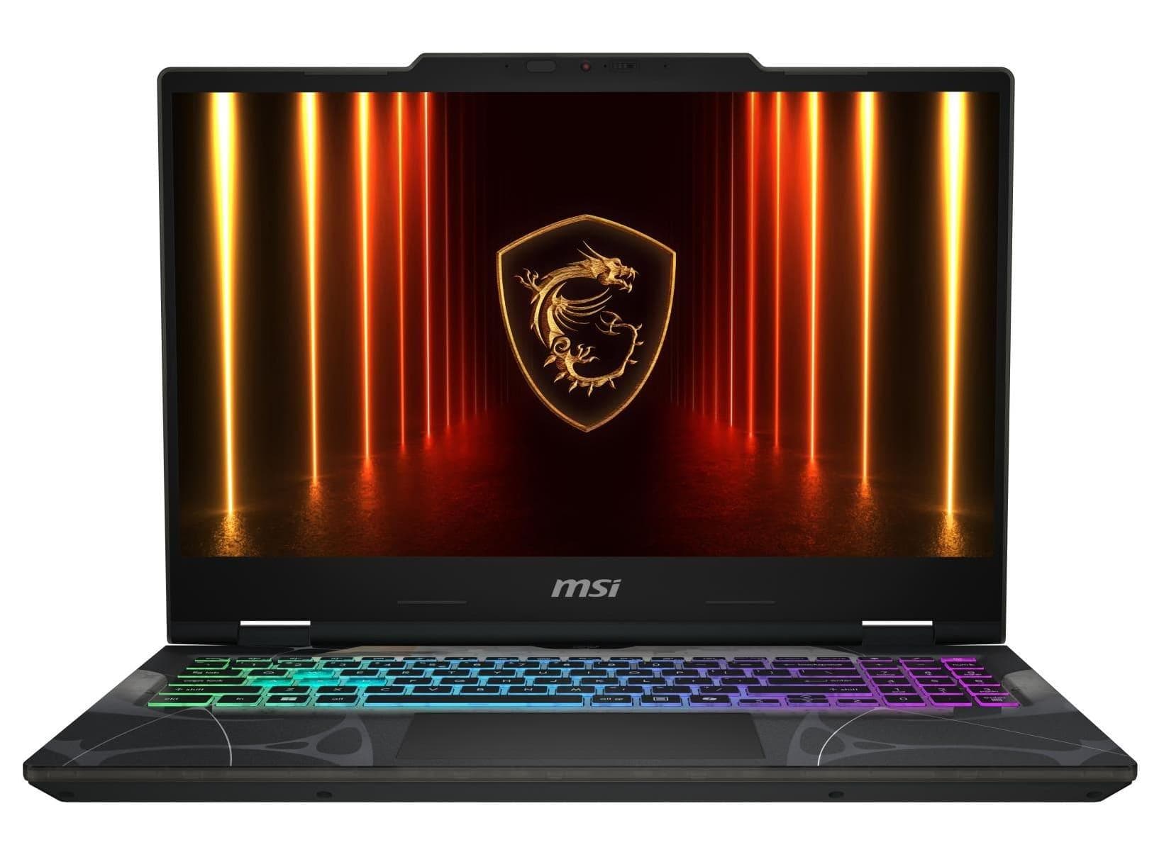Ноутбук 15.6 MSI Cyborg A15 AI B2HWFKG-232XUA FHD IPS/Ryzen 7 260/16GB/1TB/RTX 5060 8GB/DOS/Black