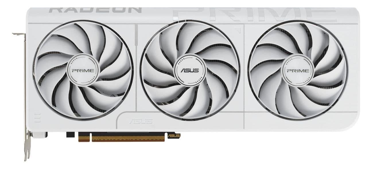 AMD Radeon ASUS RX 9070 XT 16GB Prime OC WHITE (PRIME-RX9070XT-O16G-WHITE)