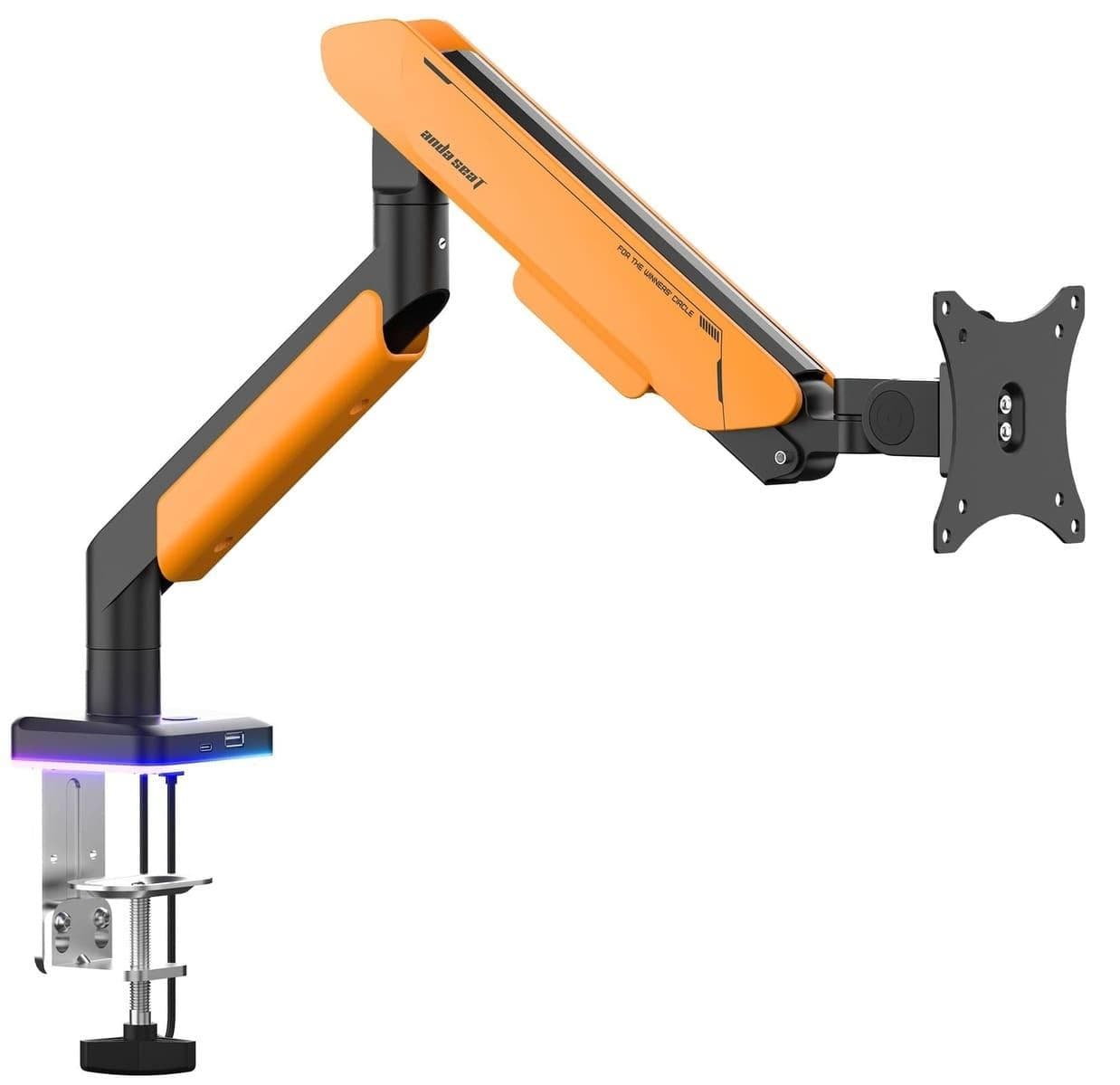 Кронштейн для монітора Anda Seat Stealth Pro II RGB 17''-42'' Orange