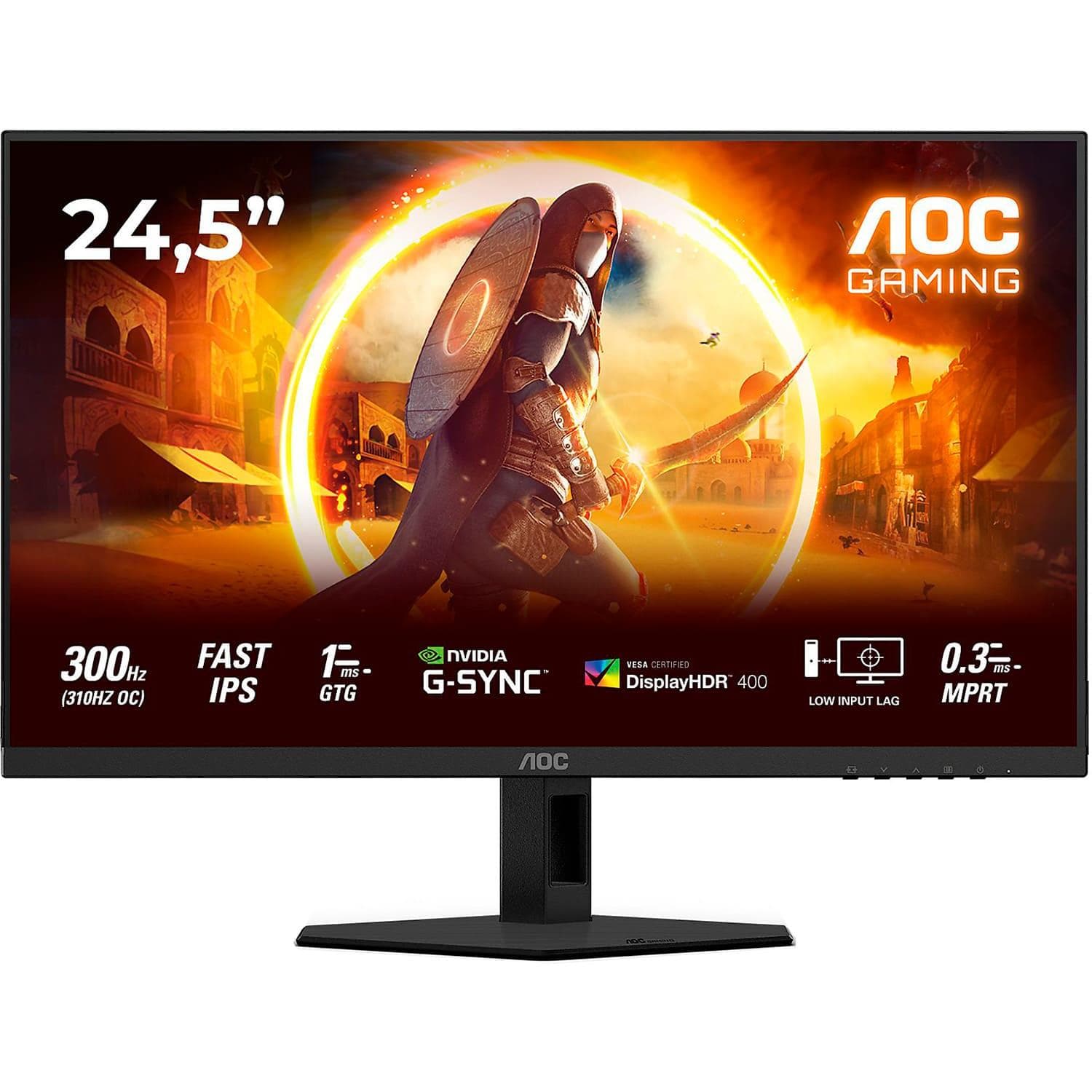 Монітор 24.5" AOC 25G4SRE FHD IPS 300Hz