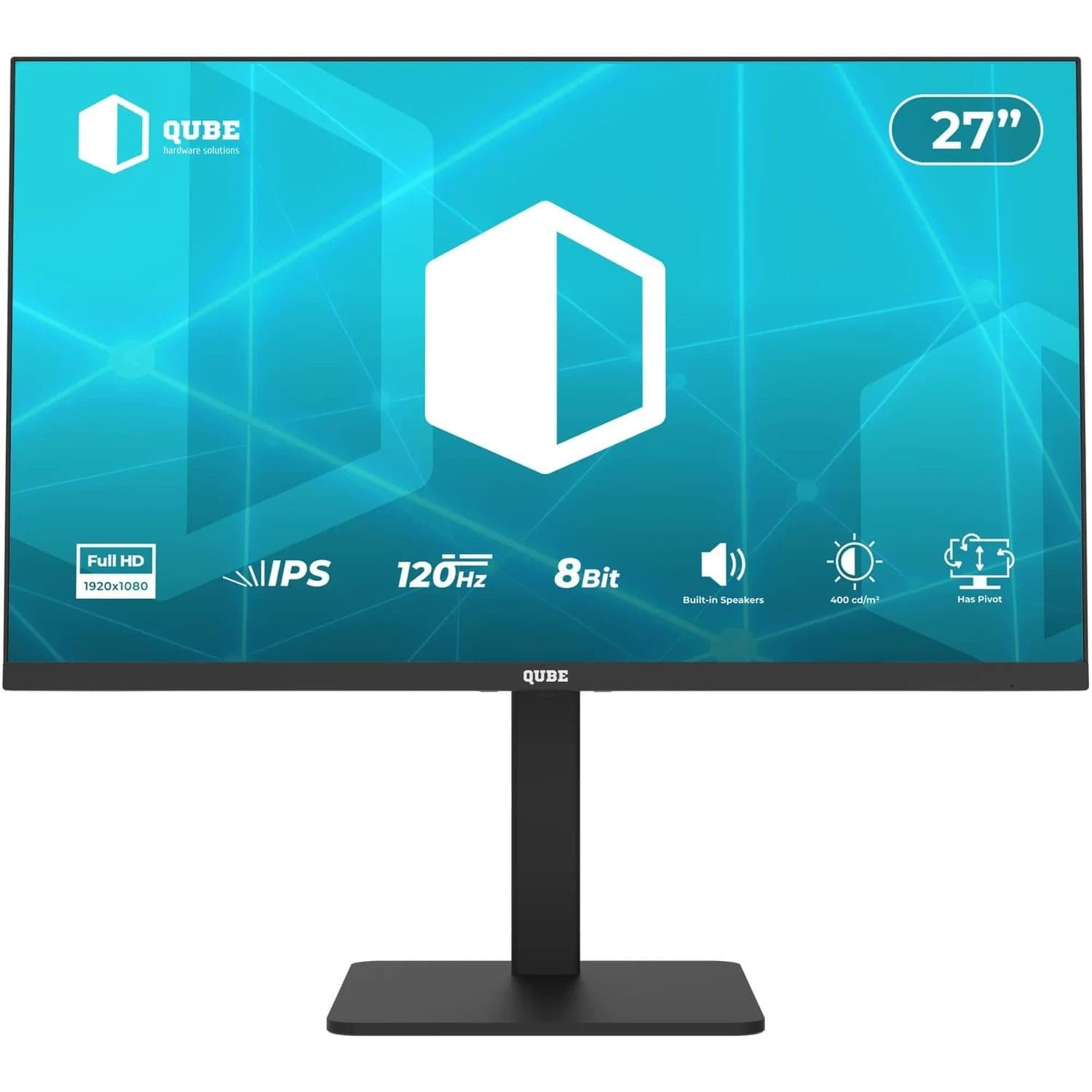 Монітор 27" QUBE B27F120HS FHD IPS 120Hz