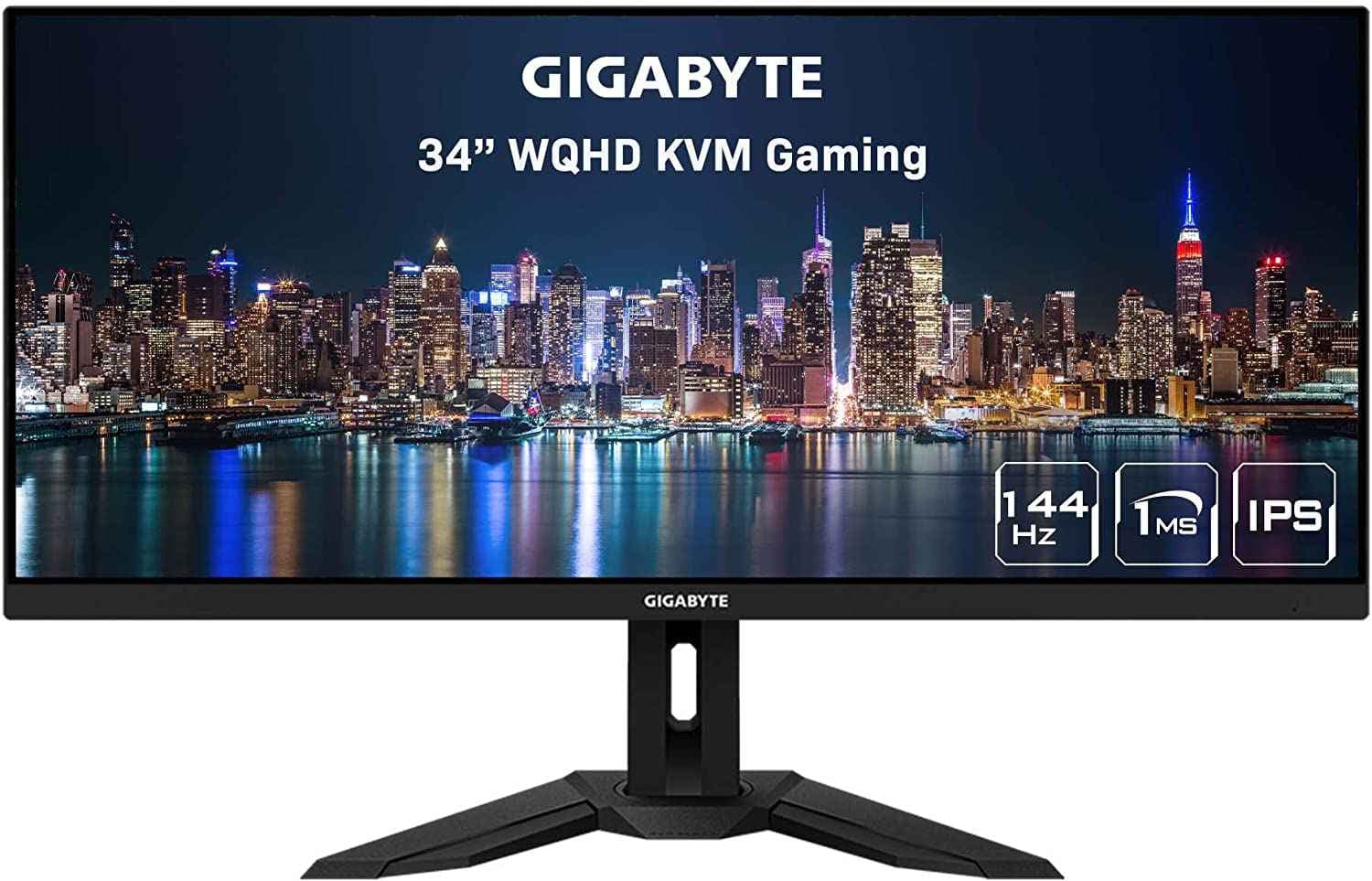 Монітор 34" Gigabyte M34WQ Gaming Monitor WQHD IPS 144Hz