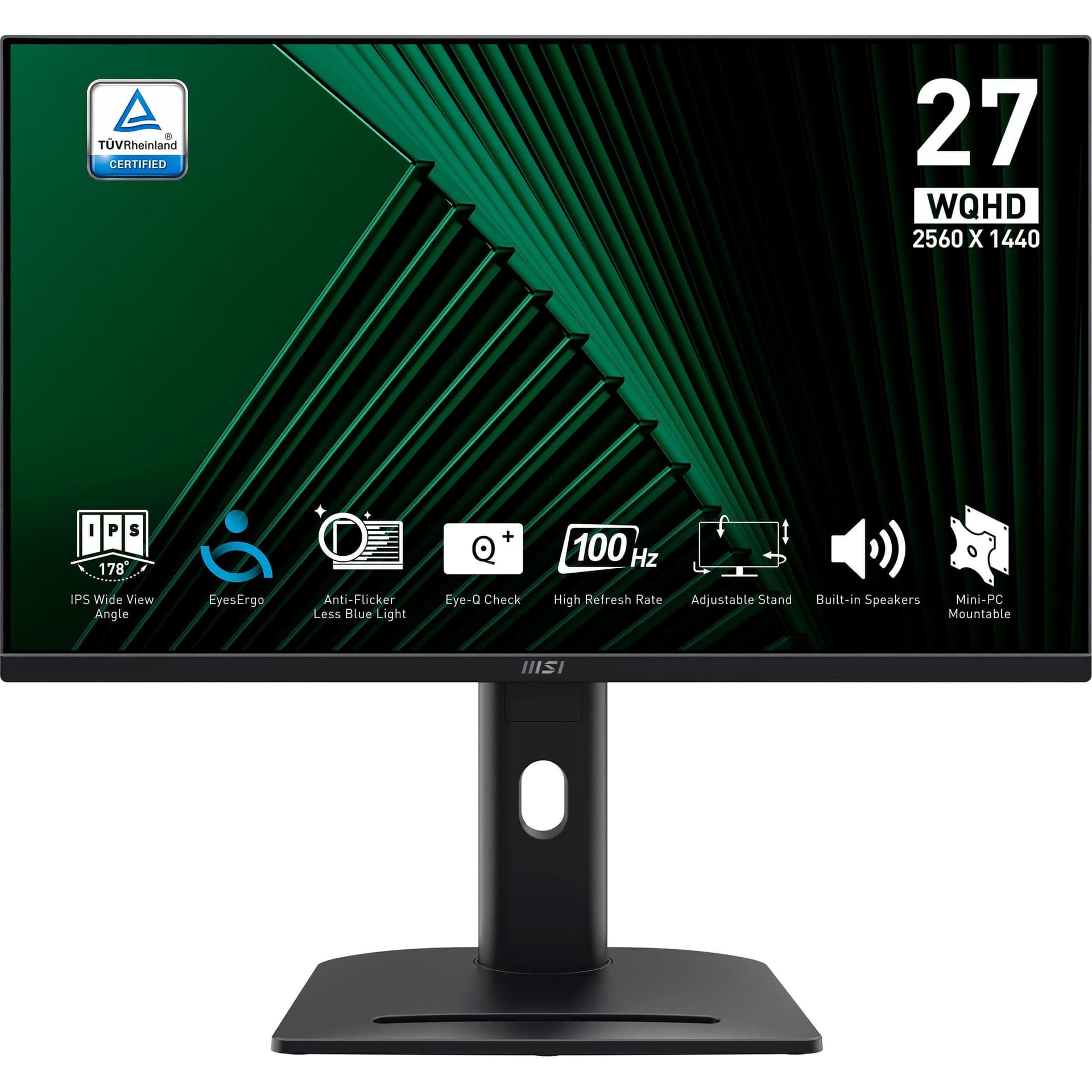 Монітор 27" MSI PRO MP275QPDG QHD IPS 100Hz