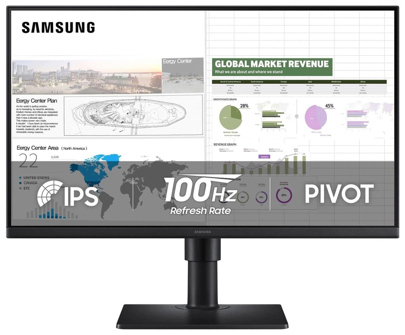 Монітор 24" Samsung LS24D400GAIXCI FHD IPS 100Hz