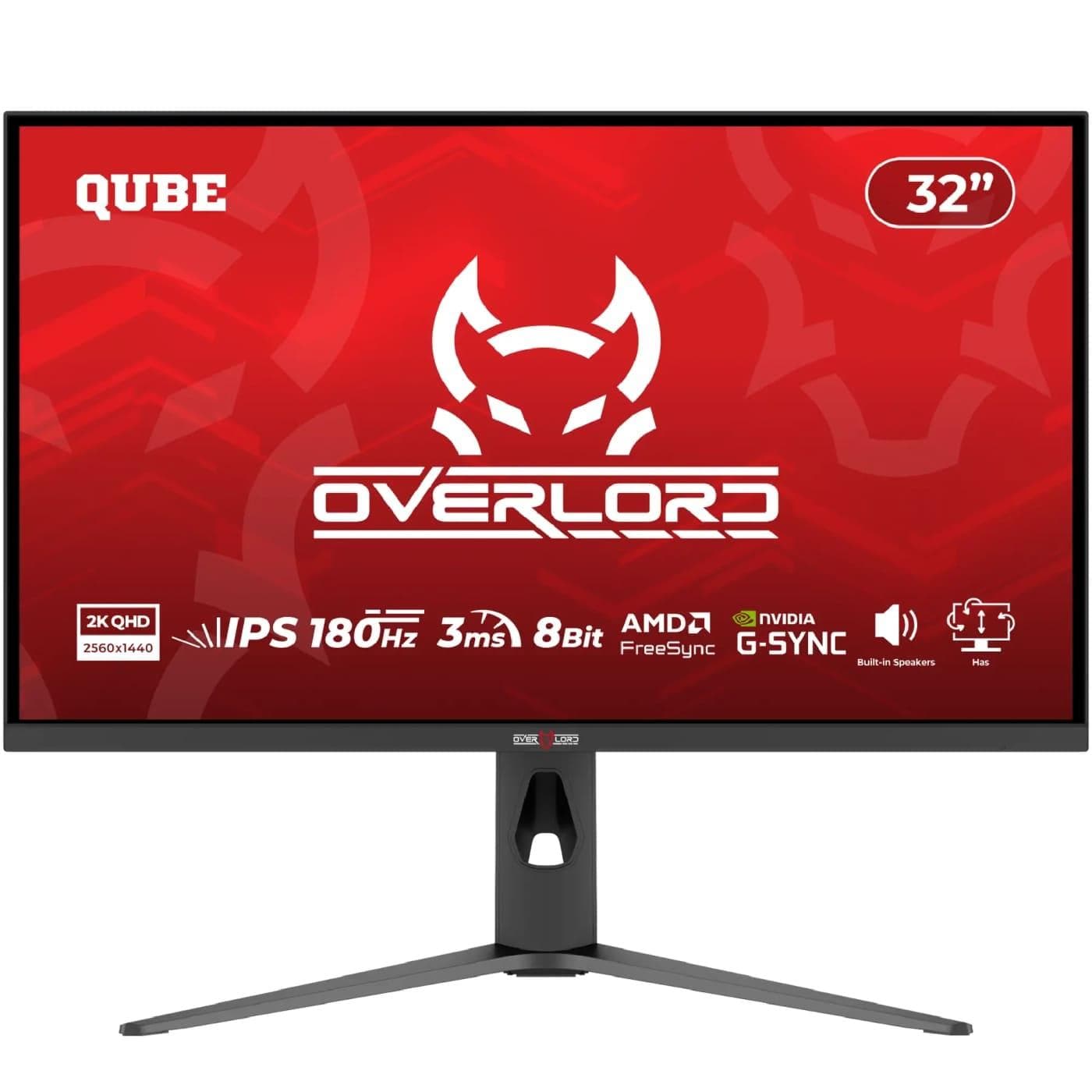 Монітор 32" QUBE Overlord G32Q180HS QHD IPS 180Hz