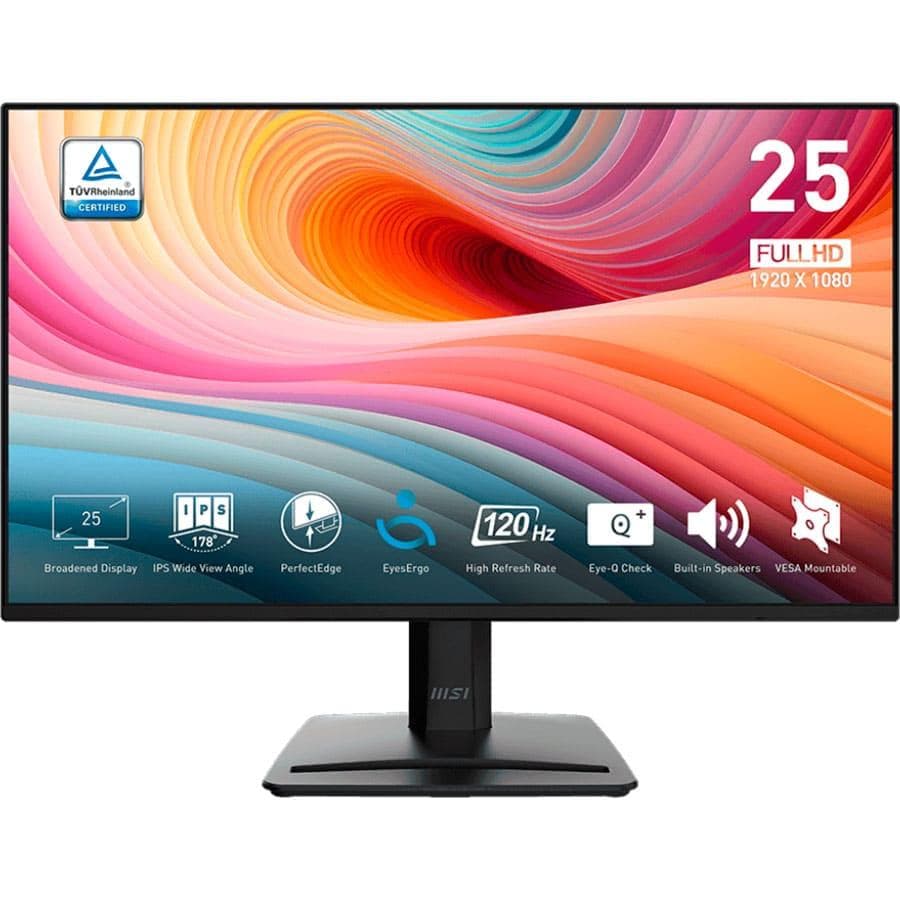 Монітор 24.5" MSI PRO MP252 E2 FHD IPS 120Hz