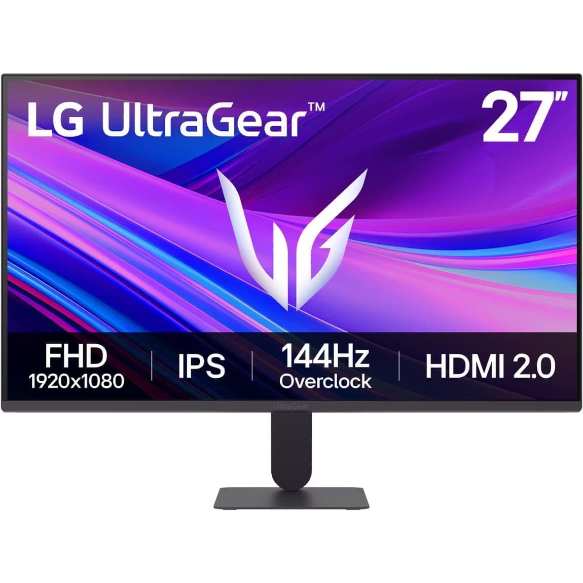 Монітор 27" LG 27G411A-B FHD IPS 144Hz