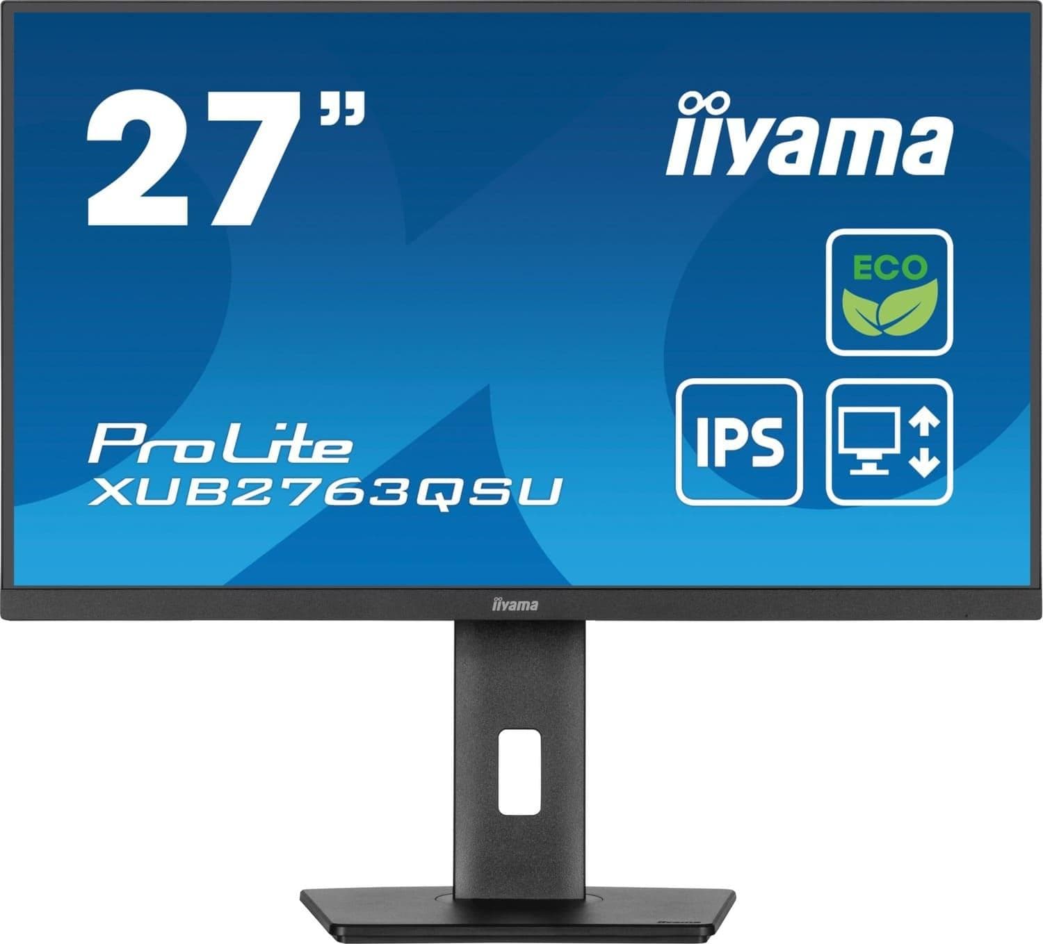 Монітор 27" Iiyama XUB2763QSU-B1 QHD IPS 100Hz