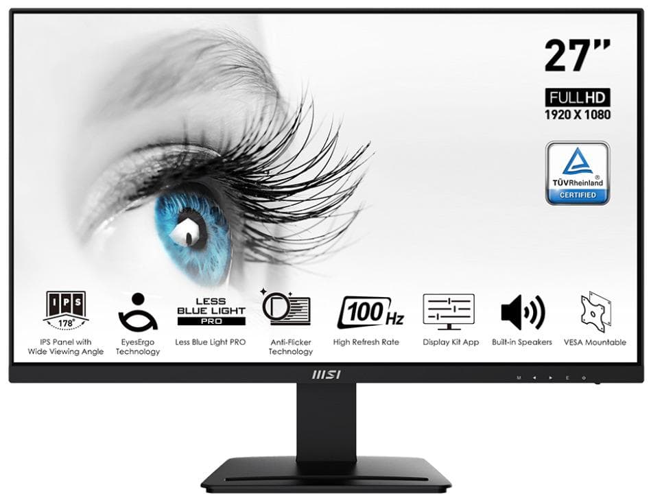 Монітор 27" MSI PRO MP273A FHD IPS 100Hz