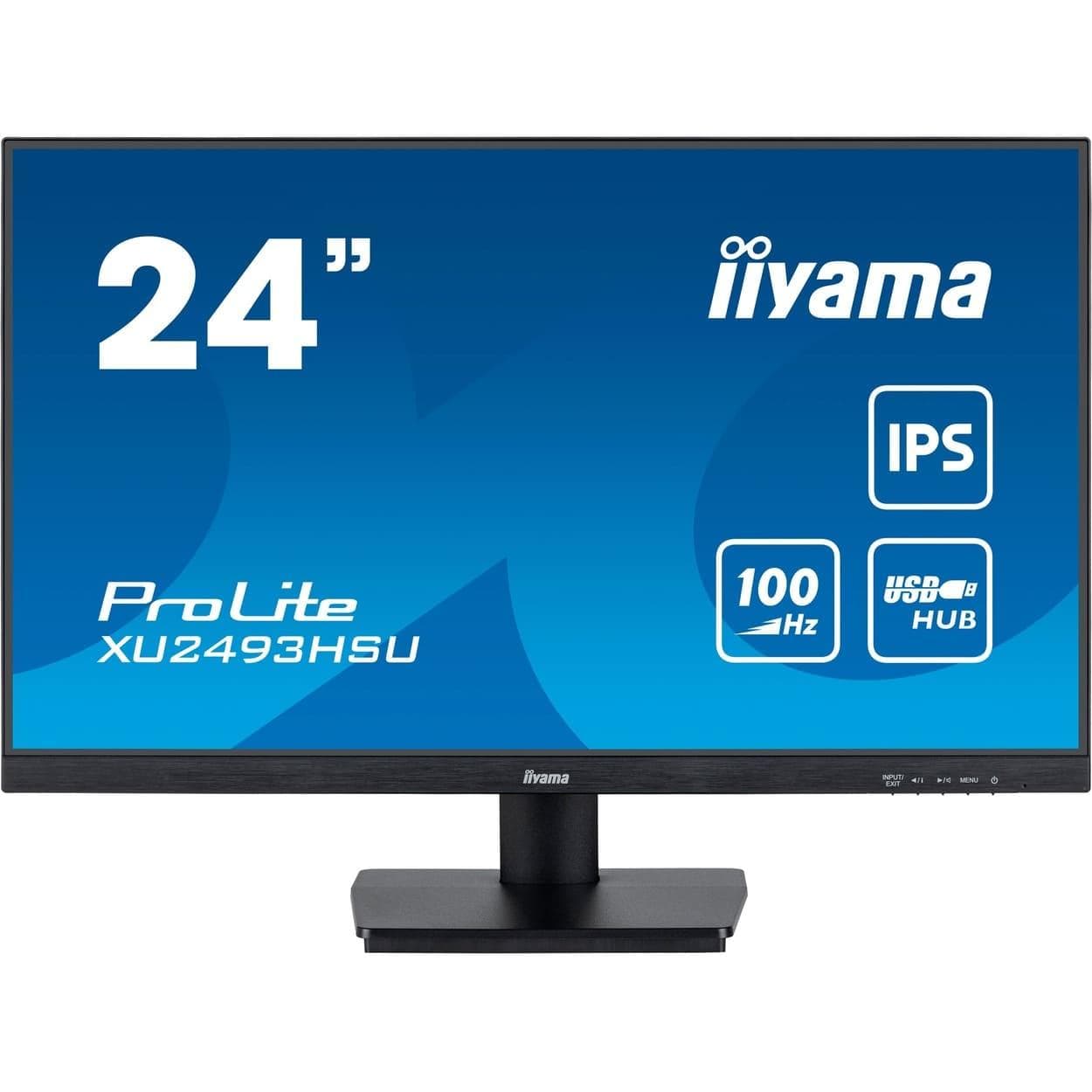 Монітор 23.8" Iiyama XU2493HSU-B7 FHD IPS 100Hz
