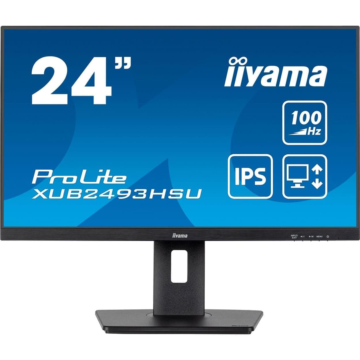 Монітор 23.8" Iiyama XUB2493HSU-B7 FHD IPS 100Hz
