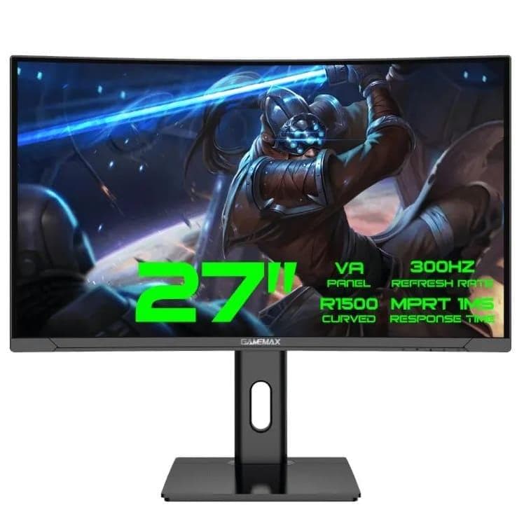Монітор 27” GameMax GMX27C300 Curved FHD VA 300Hz