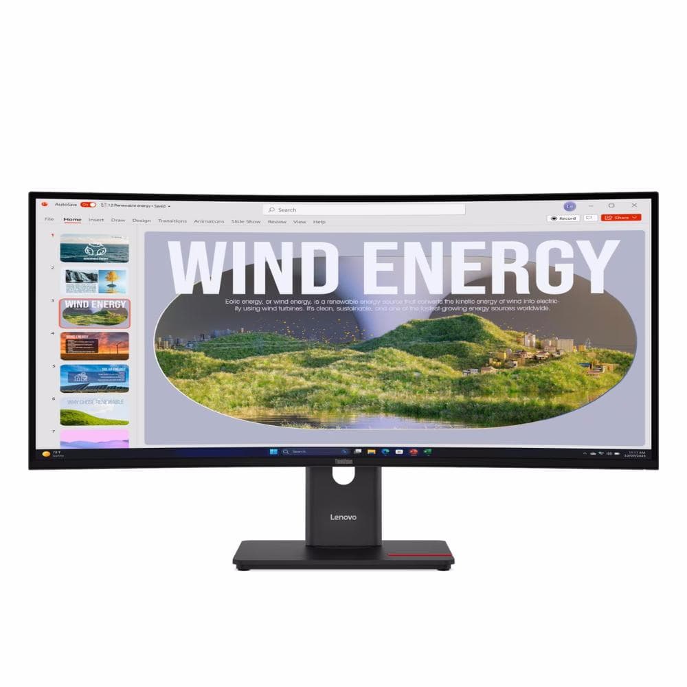 Монітор 34" Lenovo T34WD-40 Curved UWQHD VA 120Hz