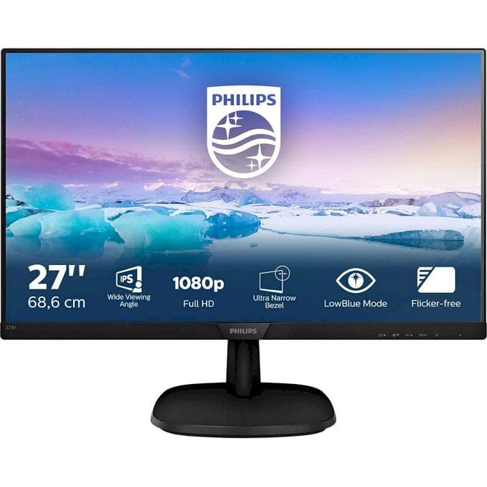 Монітор 27" Philips 273V7QJAB/00 FHD IPS 60Hz