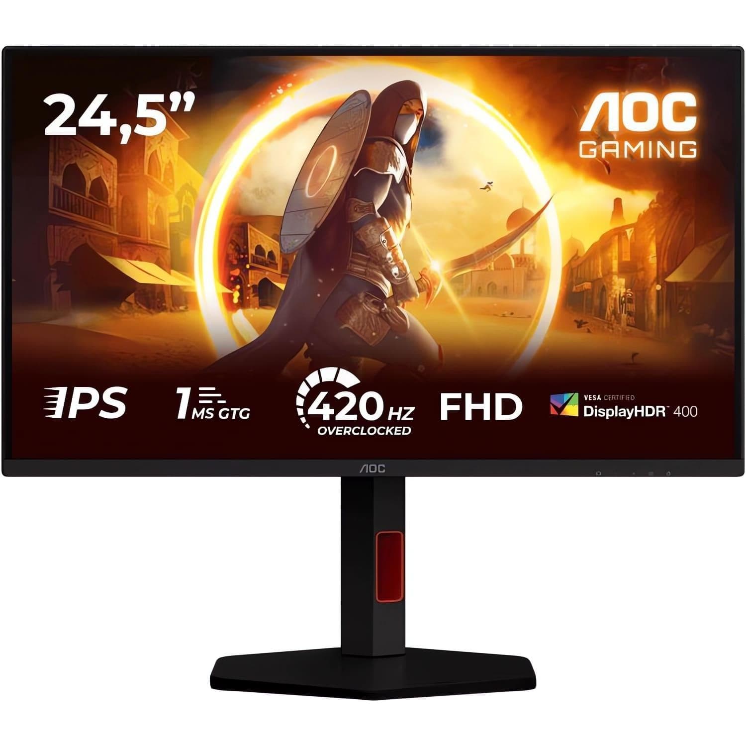 Монітор 24.5" AOC 25G4KUR FHD IPS 420Hz
