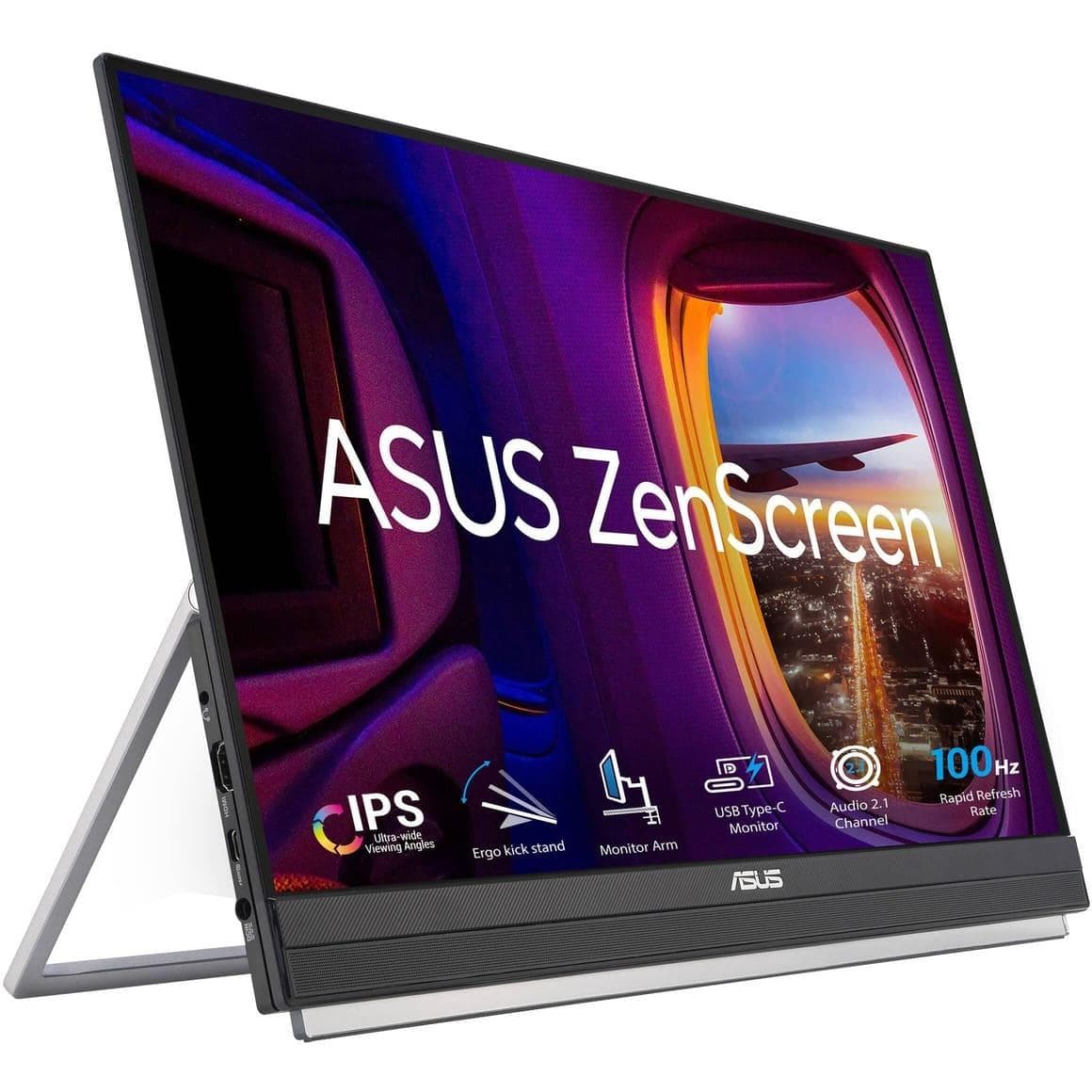 Монітор 21.5" ASUS ZenScreen MB229CF Portable FHD IPS 100Hz