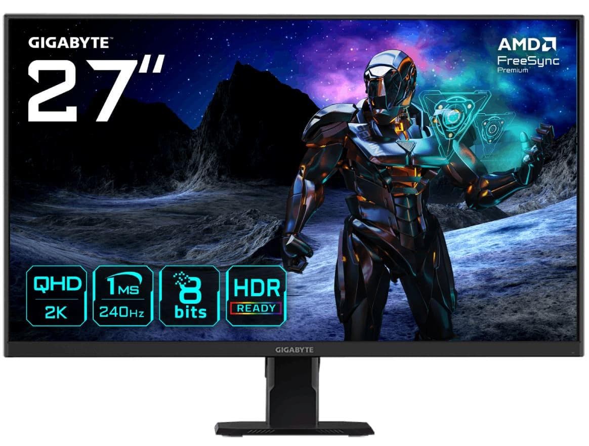 Монітор 27" Gigabyte GS27Q X Gaming Monitor QHD IPS 250Hz