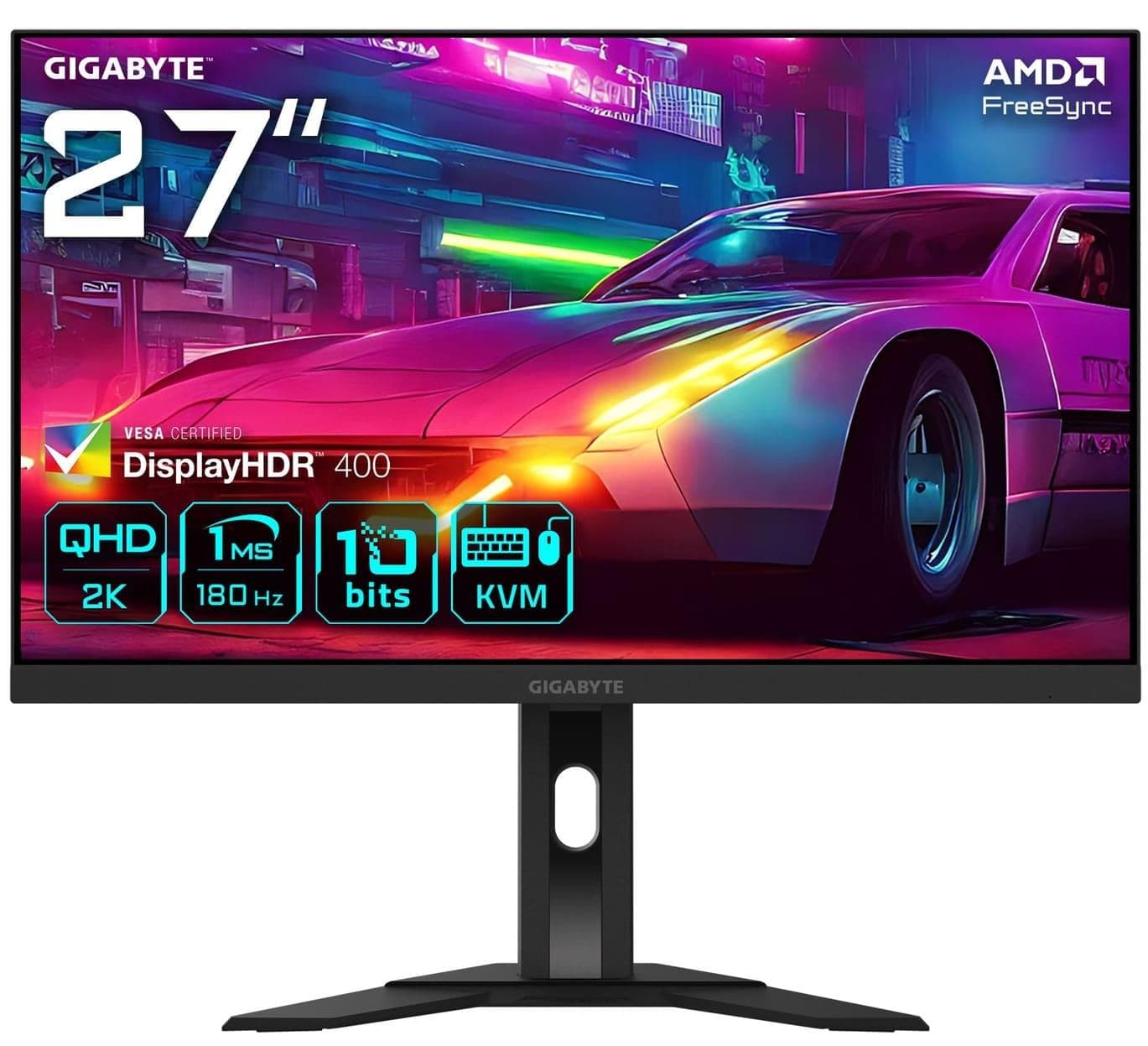 Монітор 27" Gigabyte M27QA Gaming Monitor QHD IPS 180Hz