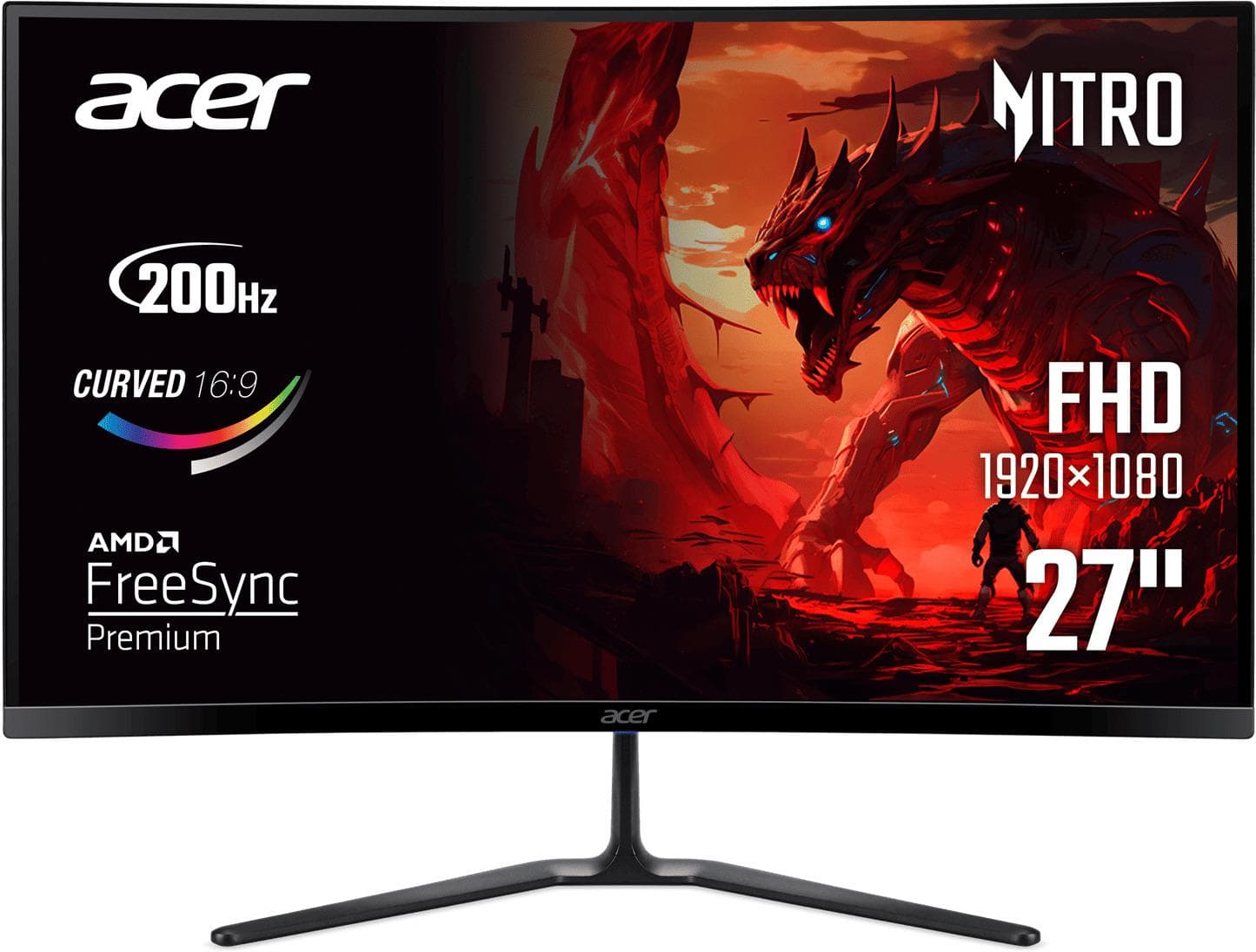 Монітор 27" Acer ED270X0biip Curved FHD VA 200Hz