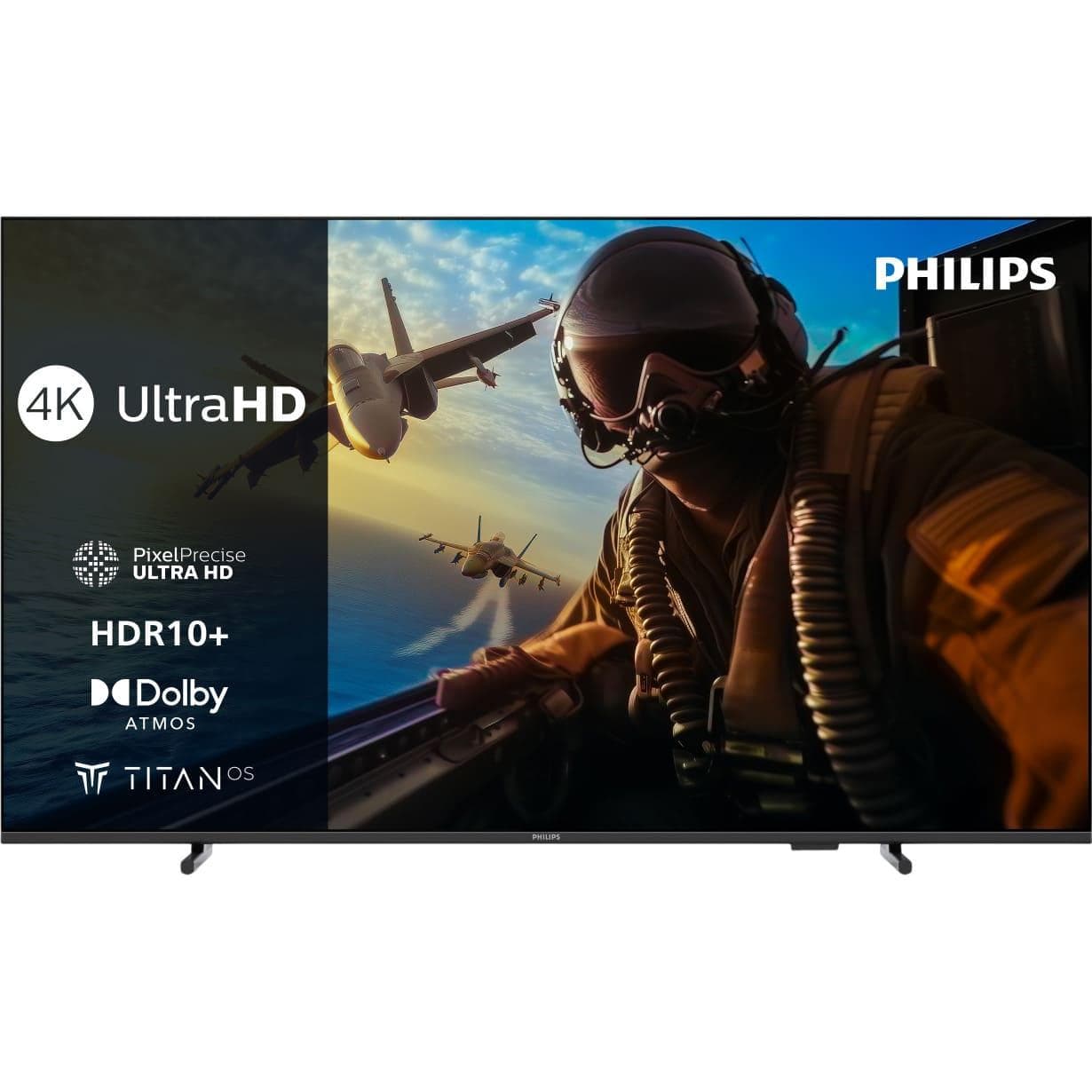 Телевізор 55" Philips LED 4K 60Hz Smart Titan OS Black (55PUS7000/12)