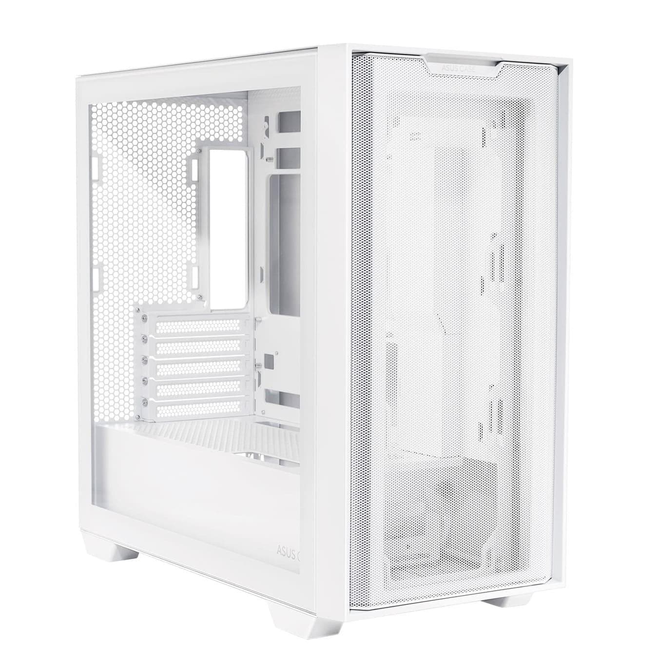 Корпус Asus A21 White Tempered Glass без БП (90DC00H3-B09010)