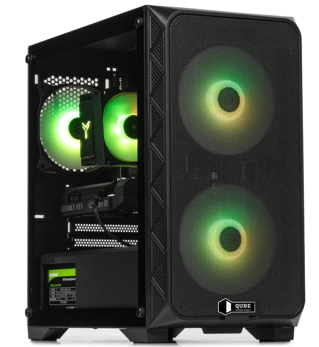 Корпус QUBE FLOW Black (FLOW_FBNU3)