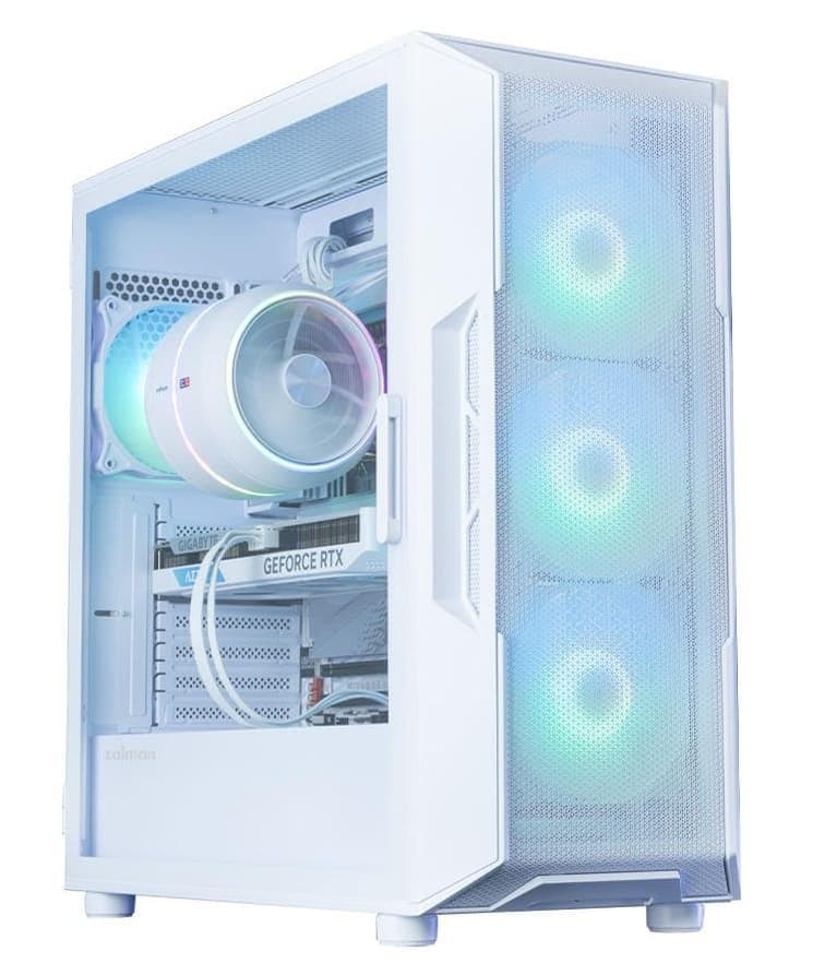 Корпус Zalman I3 Neo ARGB V2 Tempered Glass без БЖ White