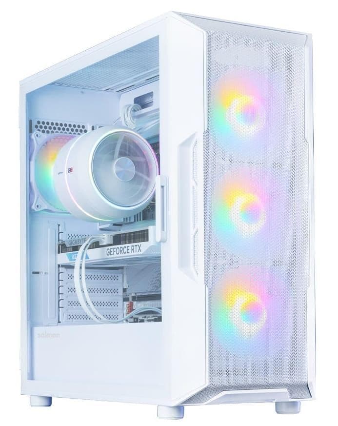 Корпус Zalman I3 Neo V2 Tempered Glass без БЖ White