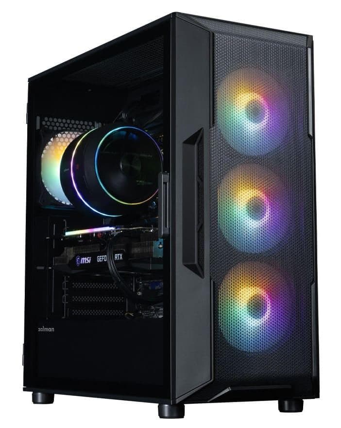 Корпус Zalman I3 Neo V2 Tempered Glass без БЖ Black