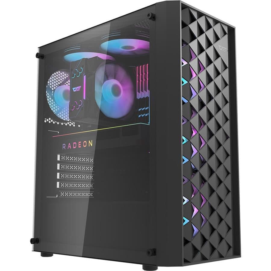 Корпус DARKFLASH DK351 BLACK ATX 4x120 ARGB Fans