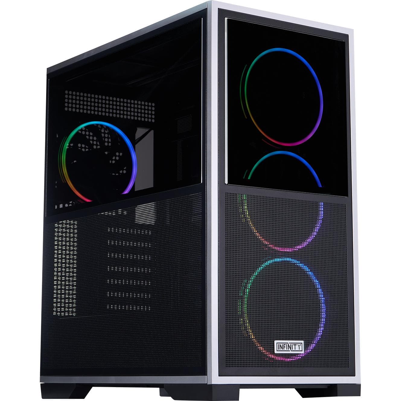 Корпус 1stPlayer IF8-BK-4FO7-14 Black