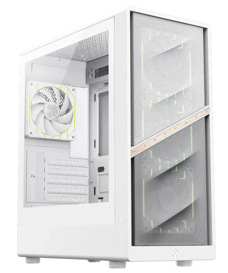 Корпус GAMEMAX Aeris 330 M Tempered Glass без БЖ White