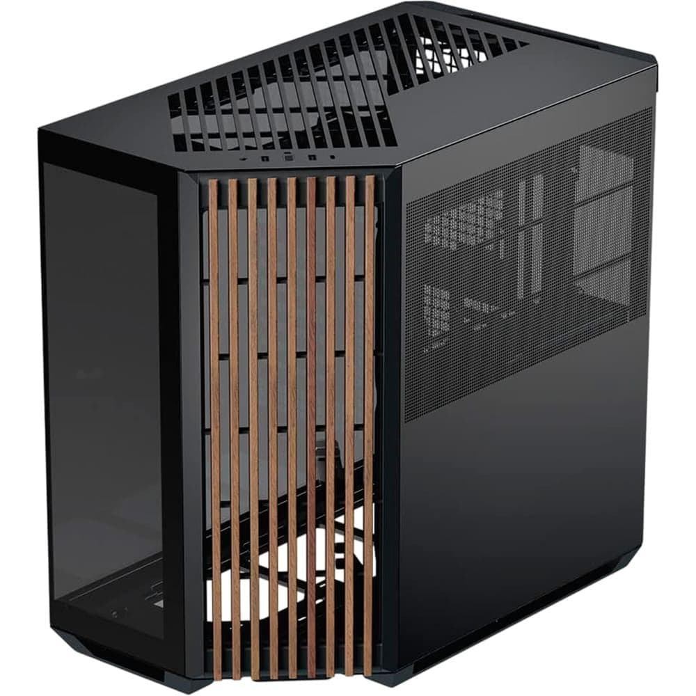 Корпус APNX V1-W Tempered Glass без БП (APCM-VI01103.11) Black/Wood