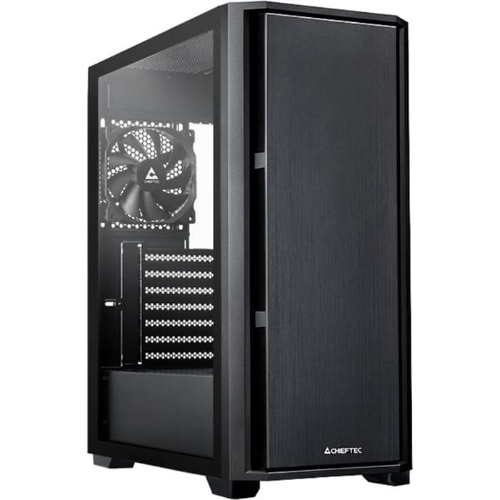 Корпус Chieftec Pro Midi без БП (AS-02B-TG-OP) Black