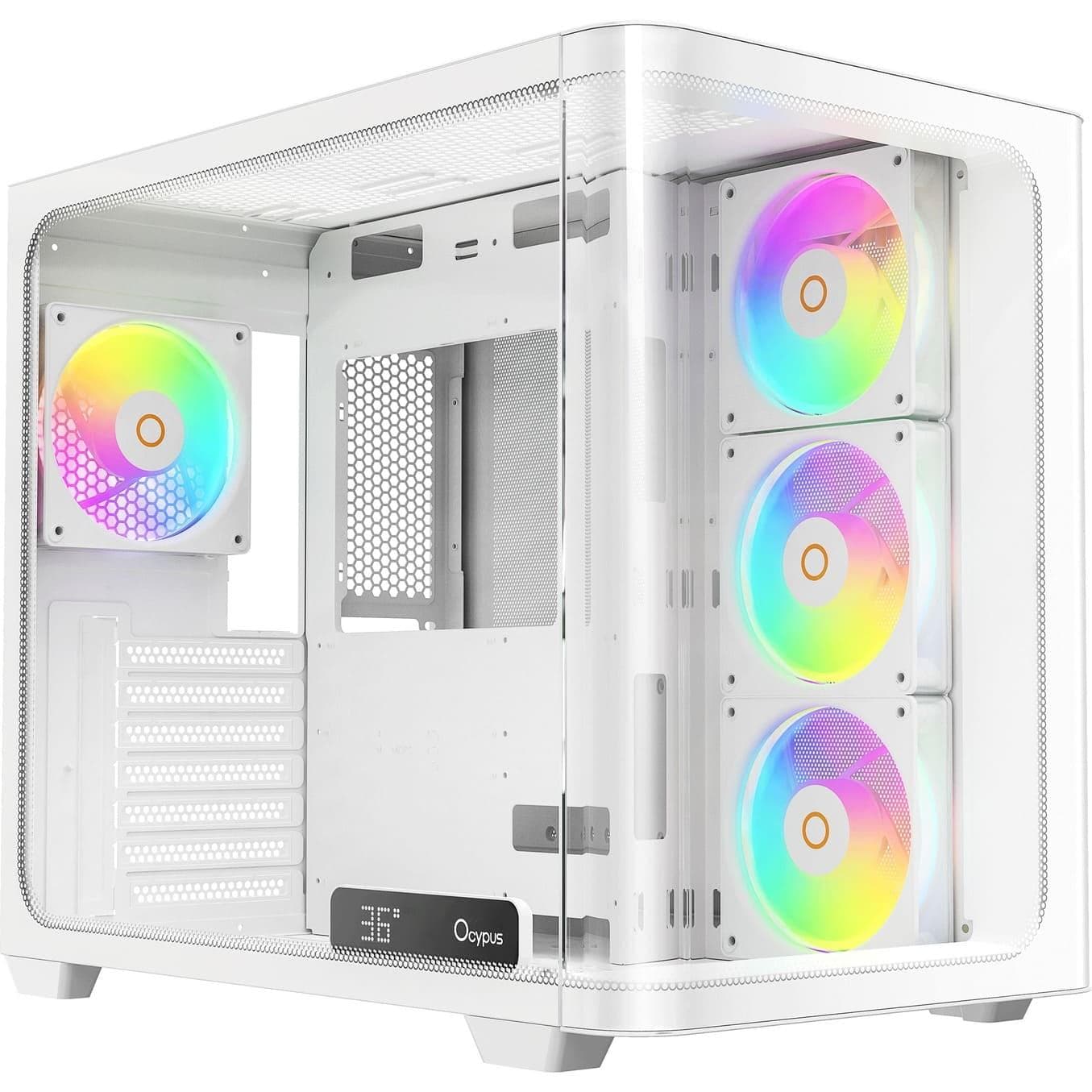 Корпус Ocypus IOTA C70 Curve ARGB Digital (IOTA-C70-WHD400CD-GL) White