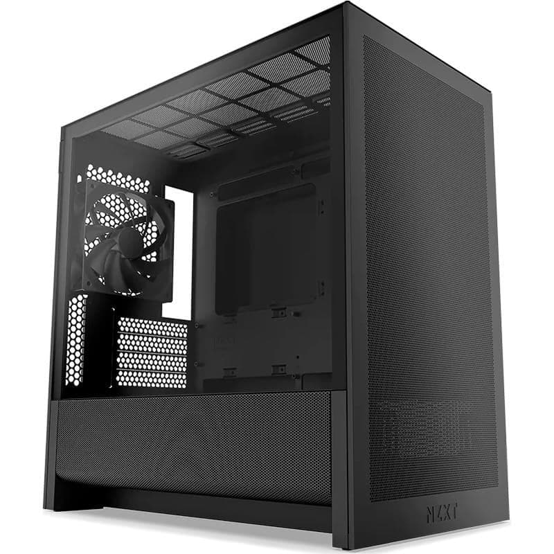 Корпус NZXT H3 Flow Tempered Glass без БП (CC-H31FB-01) Black