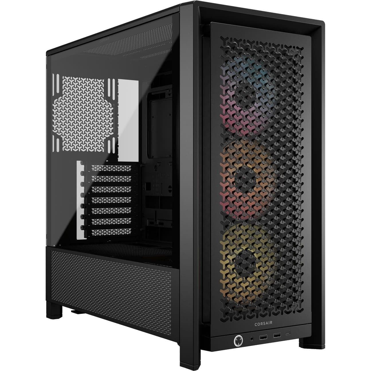 Корпус Corsair FRAME 4000D RS ARGB Tempered Glass без БП (CC-9011296-WW) Black