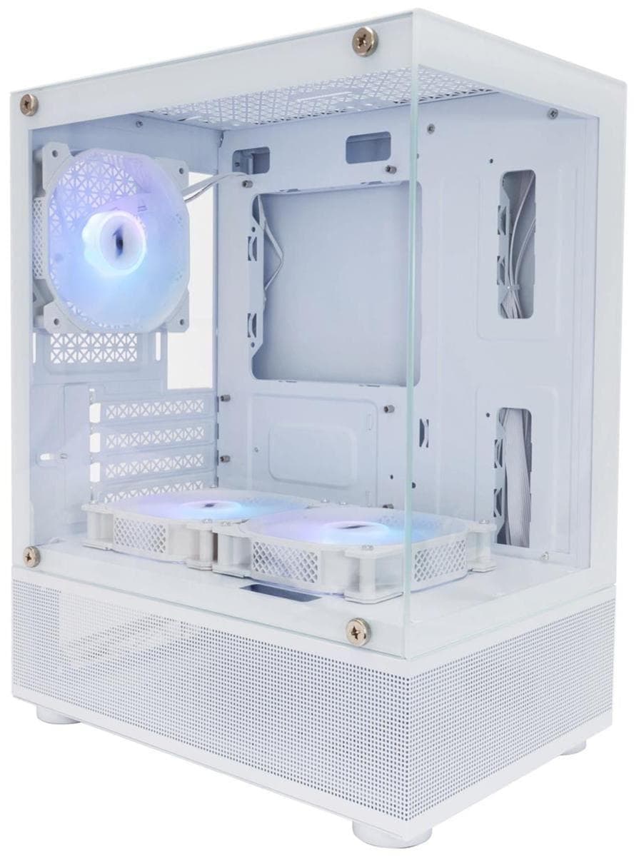 Корпус 1stPlayer Mi2-A-WH-2F7R-W-1F7-W White без БП