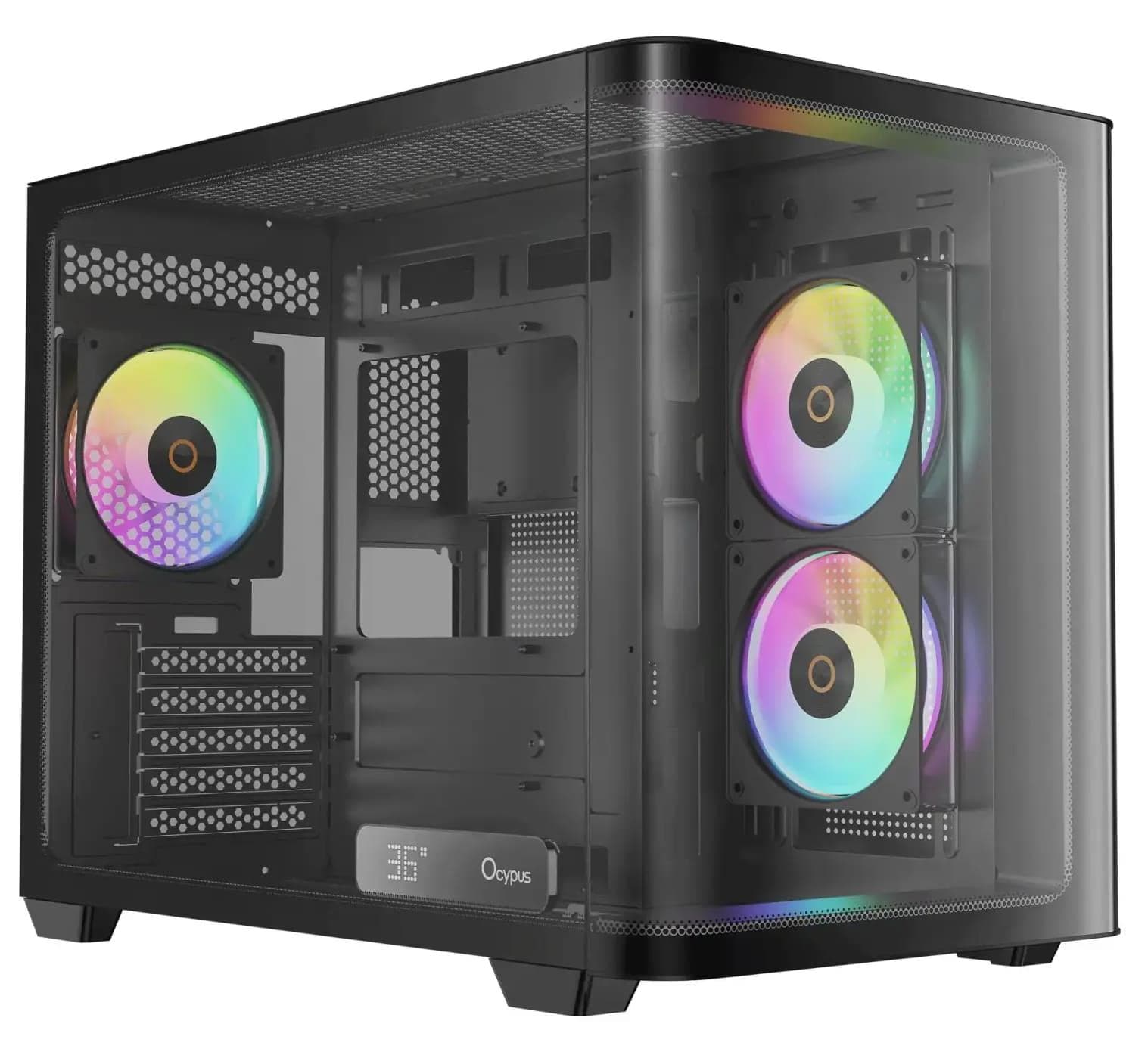 Корпус Ocypus IOTA C50 BK CURVE ARGB DIGITAL (IOTA-C50-BKD300CD-GL) Black