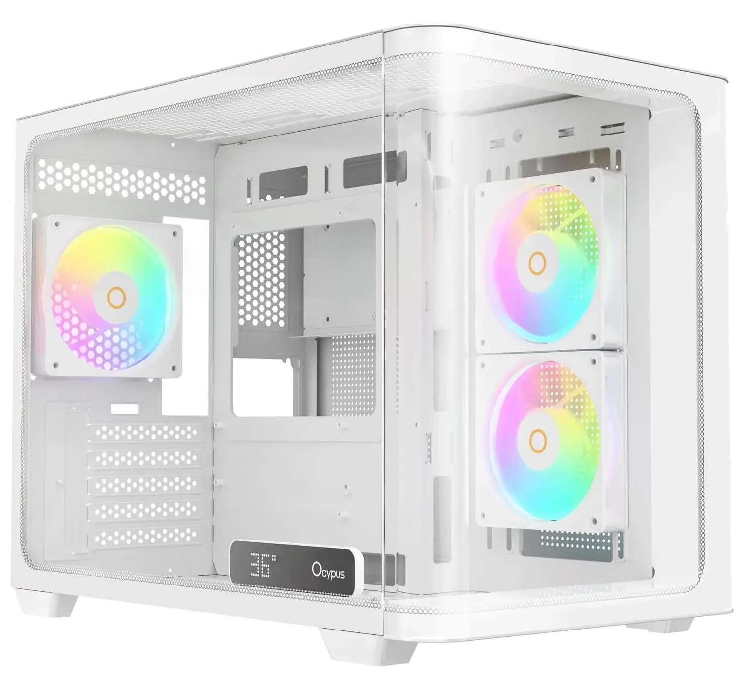 Корпус Ocypus IOTA C50 WH CURVE ARGB DIGITAL (IOTA-C50-WHD300CD-GL) White
