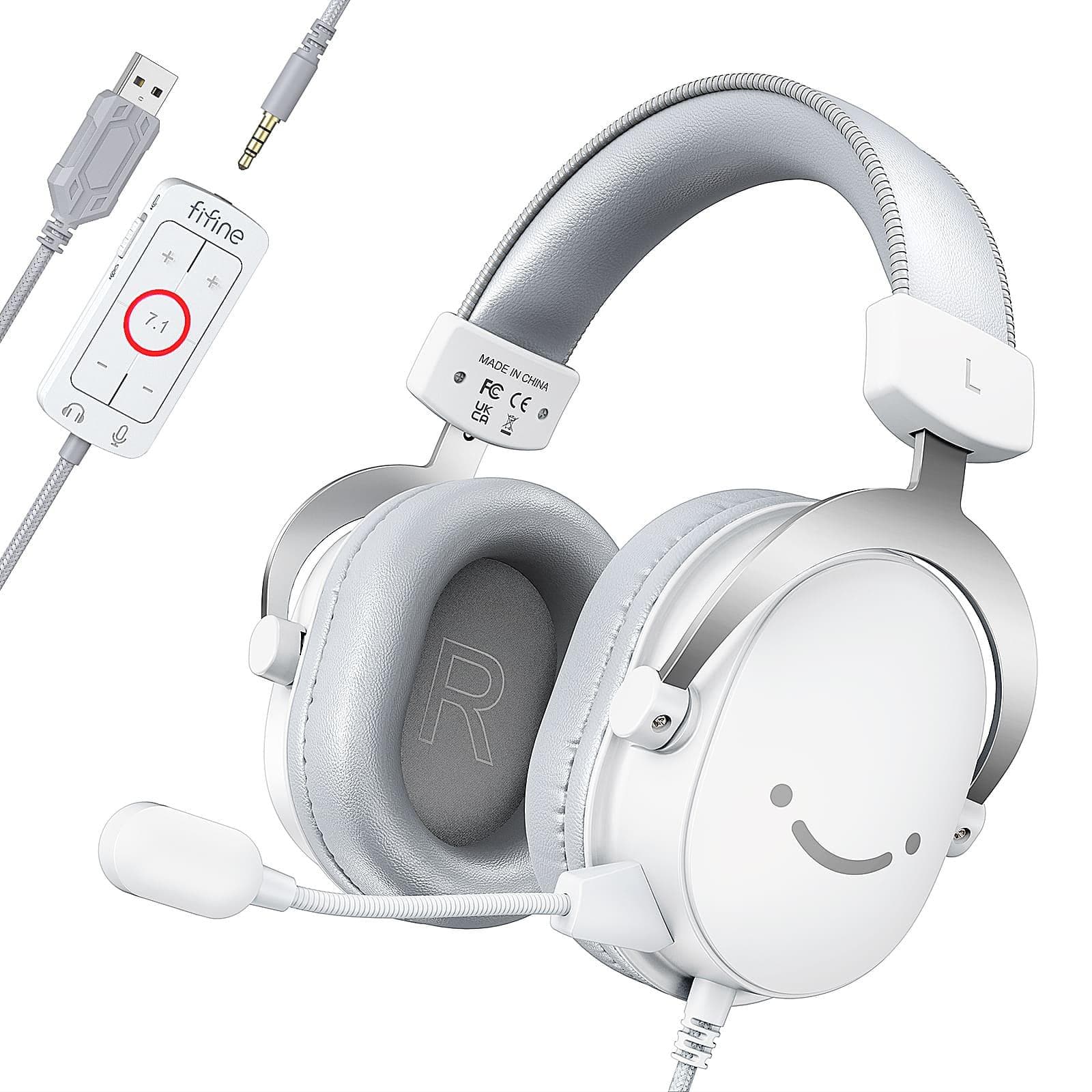 Ігрова гарнітура Fifine H9W White