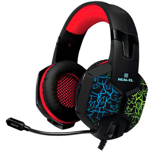 Ігрова гарнітура Real-El GDX-7750 Black-Red