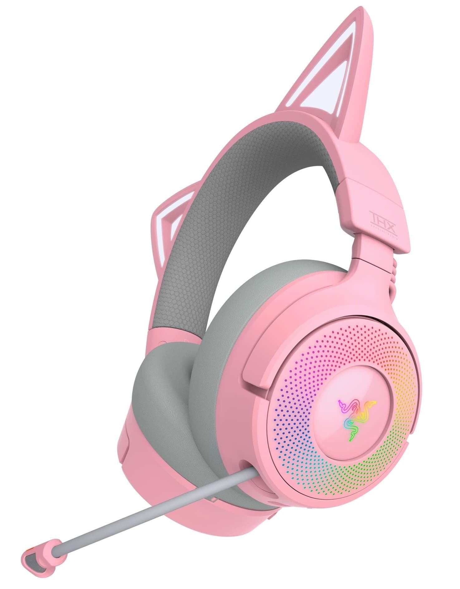 Ігрова гарнітура RAZER Kraken Kitty V3 PRO Quartz (RZ04-05170200-R3M1)